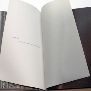 Book with blank page to fill